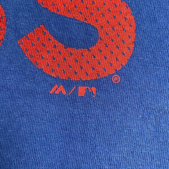 Chicago Cubs MLB Merch Majestic Raglan V Neck Tee 3XL - Picture 7 of 7